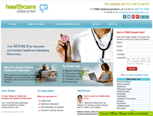 Tablet Screenshot of healthcaredatacenter.com